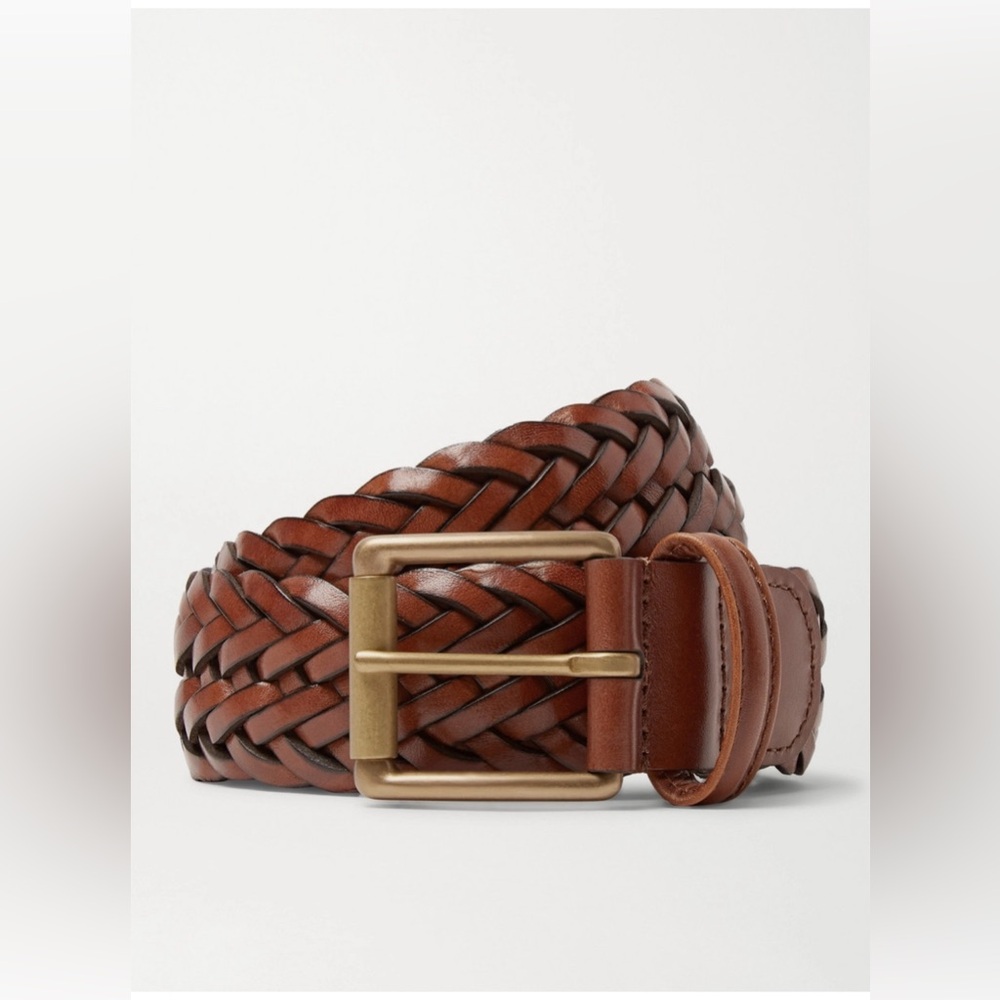 Andersons Woven Leather Belt